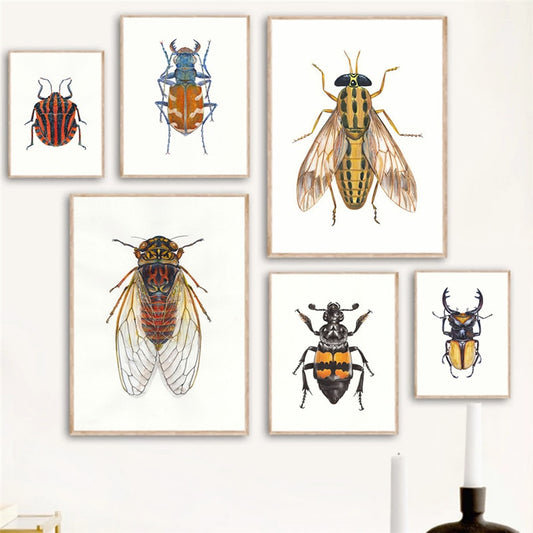 CORX Designs - Beetle Insect Bee Nursery Room Canvas Art - Review
