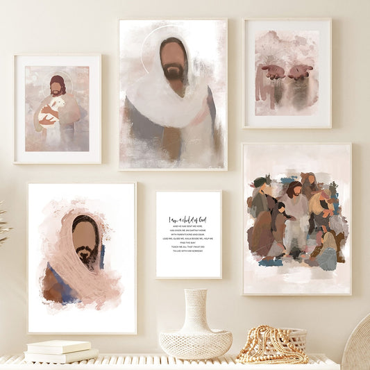 CORX Designs - Jesus Christ Illustration Canvas Art - Review