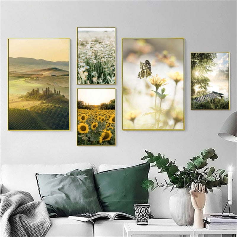 CORX Designs - Spring Morning Sunrise Sunflower Canvas Art - Review