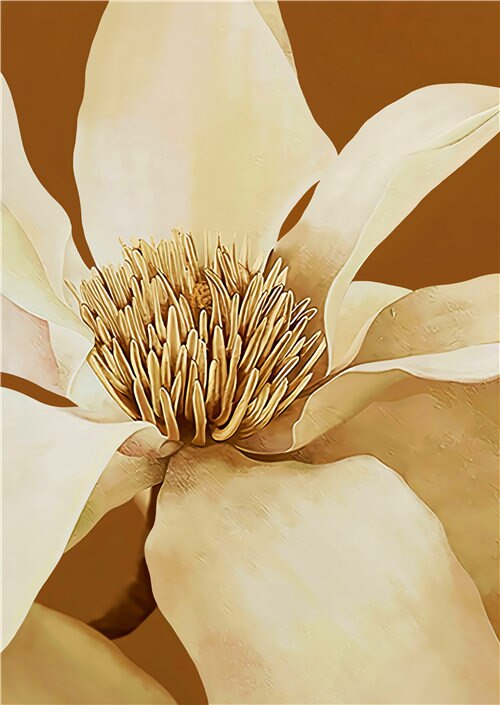 CORX Designs - Beige Orange Peony Flower Canvas Art - Review