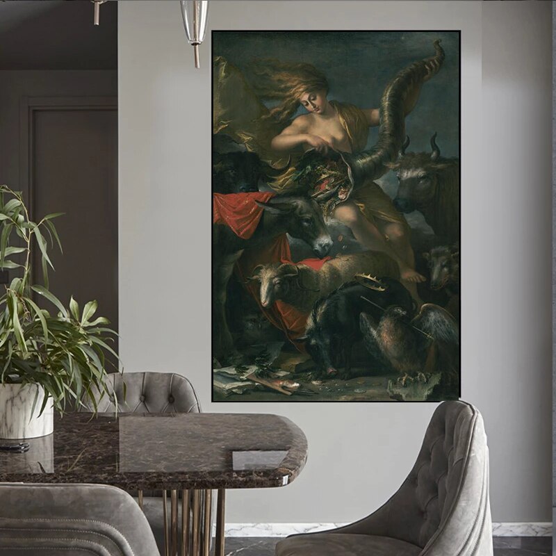 CORX Designs - Baroque Allegory of Wealth by Simon Vouet Canvas Art - Review