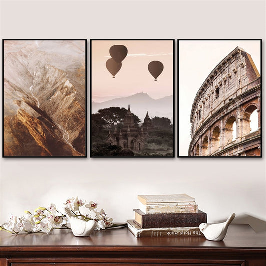 CORX Designs - Nordic Beige Hot air Balloon Nature Canvas Art - Review