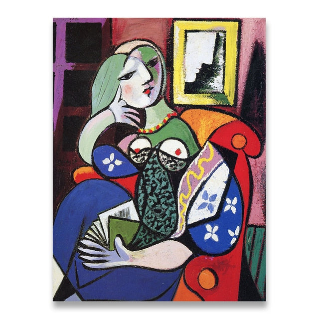 CORX Designs - Abstract Picasso Graffiti Figure Canvas Art - Review