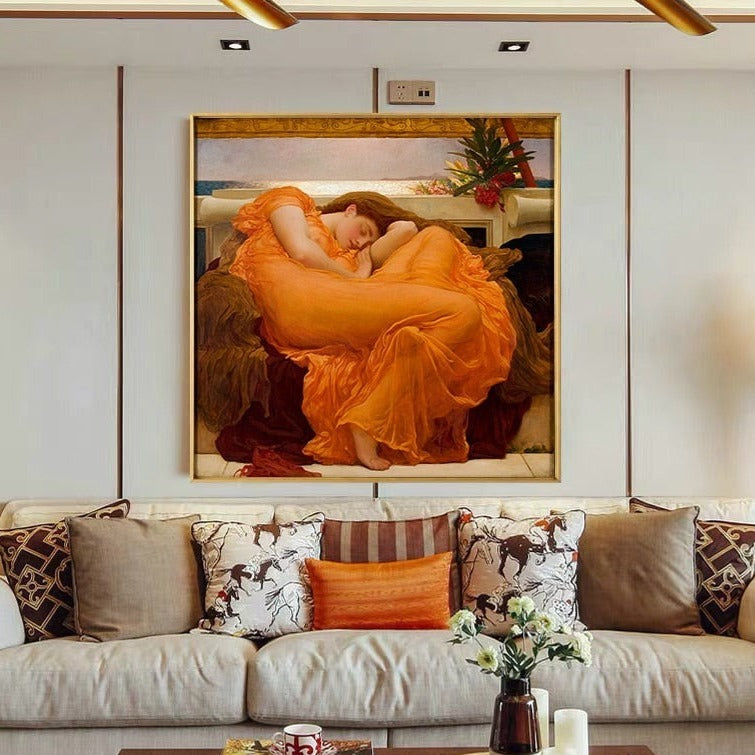CORX Designs - Sleeping Beauty Orange Canvas Art - Review