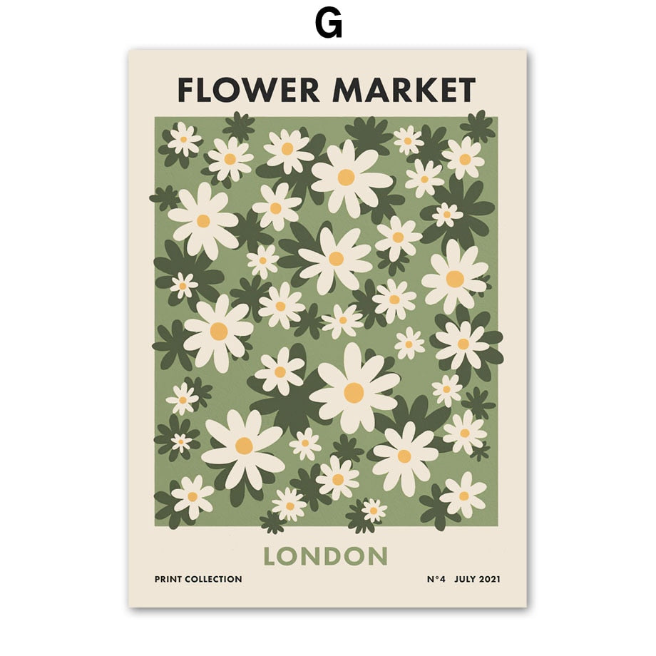CORX Designs - Pumpkin Shell Conch Flowers Yayoi Kusama Green Canvas Art - Review