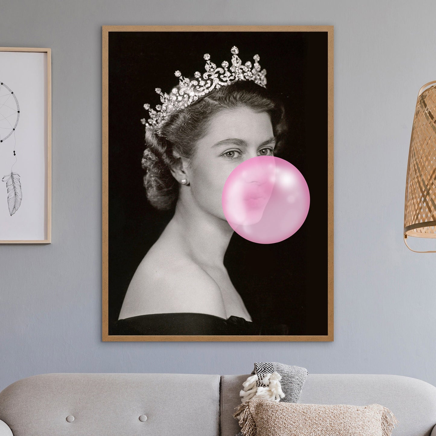CORX Designs - Queen Elizabeth II With Pink Balloon Canvas Art - Review