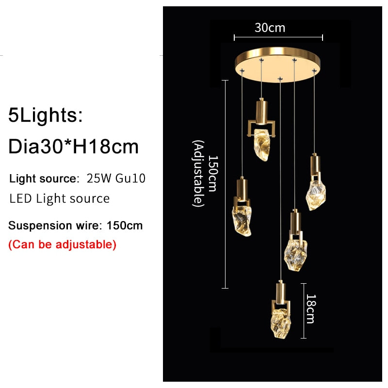 CORX Designs - Golden Diamond Crystal Chandelier - Review