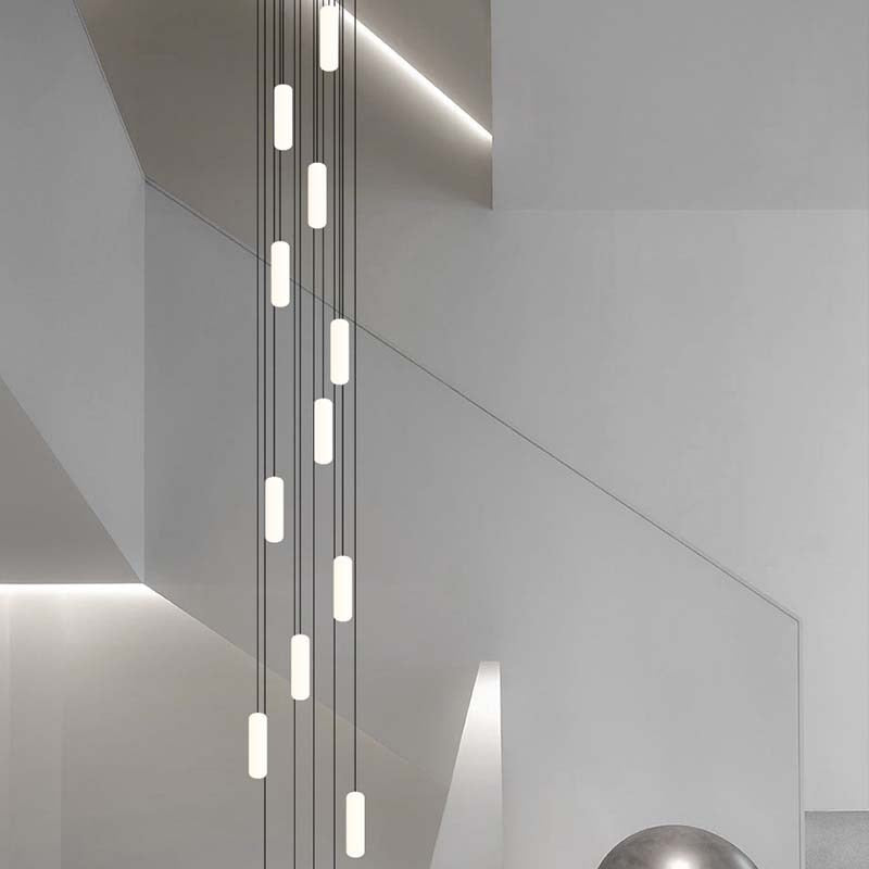 CORX Designs - Minimalist White Long Tube Hanging Lamps - Review