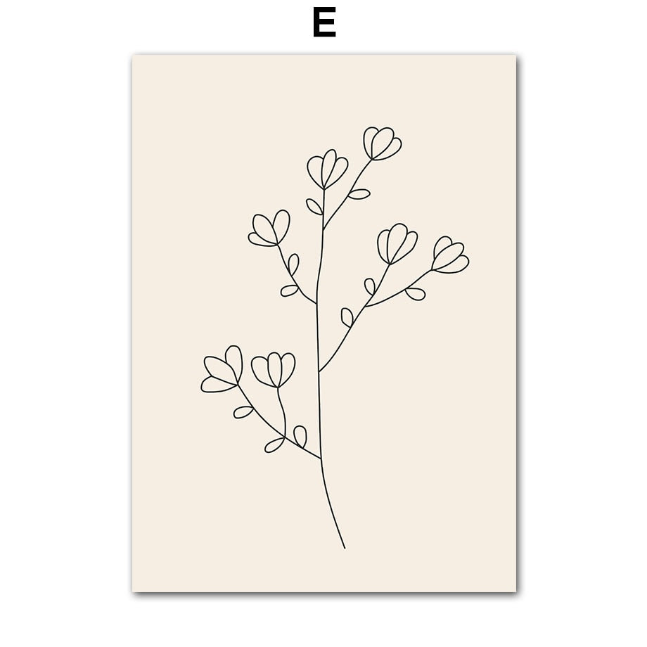 CORX Designs - Abstract Matisse Pastel Green Flowers Leaf Coral Canvas Art - Review