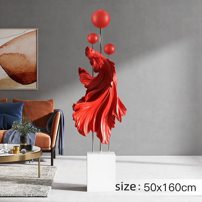 CORX Designs - Siamese Fighting Fish Large Lobby Statue - Review