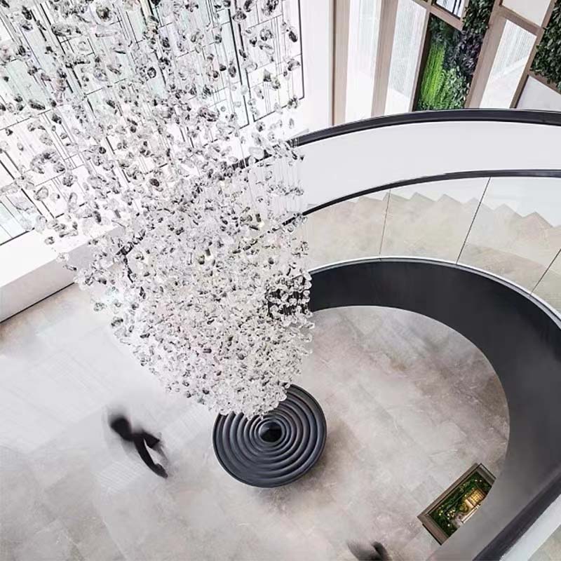 CORX Designs - Luxury Long Crystal Stone Chandelier - Review
