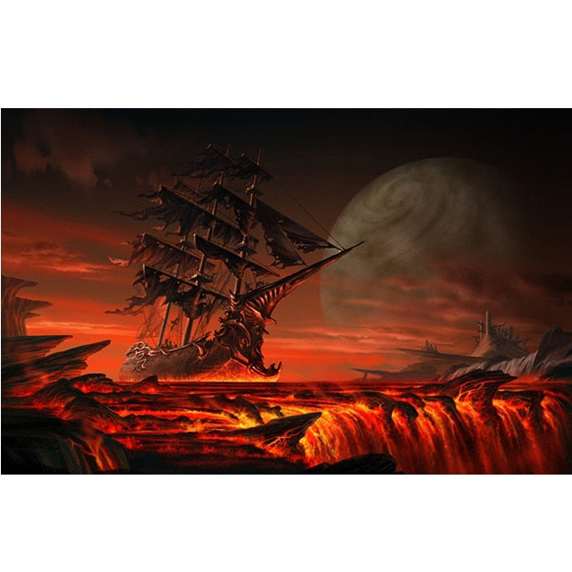 CORX Designs - Pirate Ship Canvas Art - Review