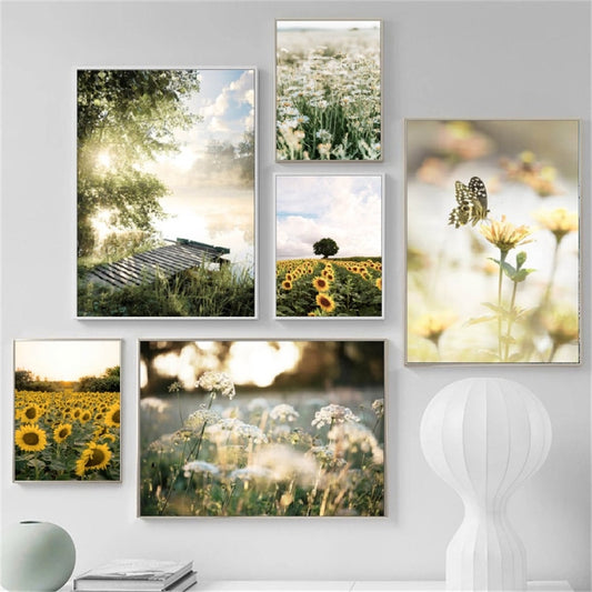 CORX Designs - Spring Morning Sunrise Sunflower Canvas Art - Review