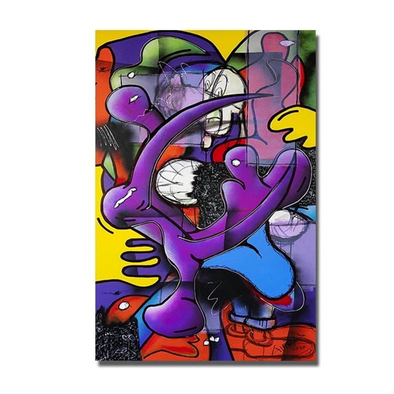CORX Designs - Abstract Picasso Graffiti Figure Canvas Art - Review