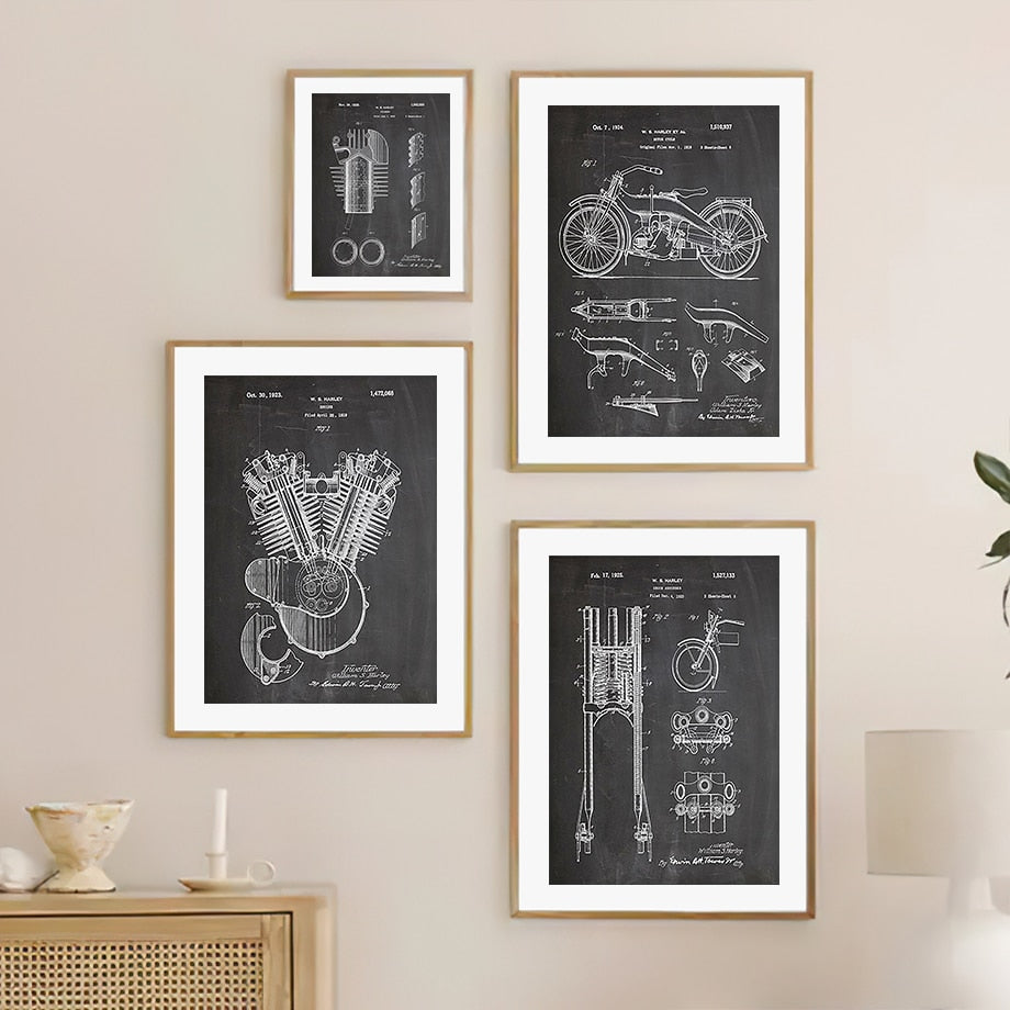 CORX Designs - Motorcycle Parts Engine Canvas Art - Review