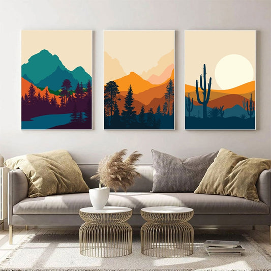 CORX Designs - Abstract Botanical Geometric Canvas Art - Review