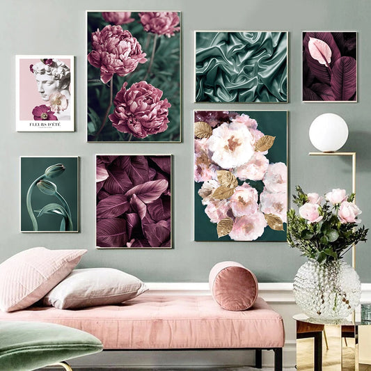 CORX Designs - Purple Leaves Flower Canvas Art - Review