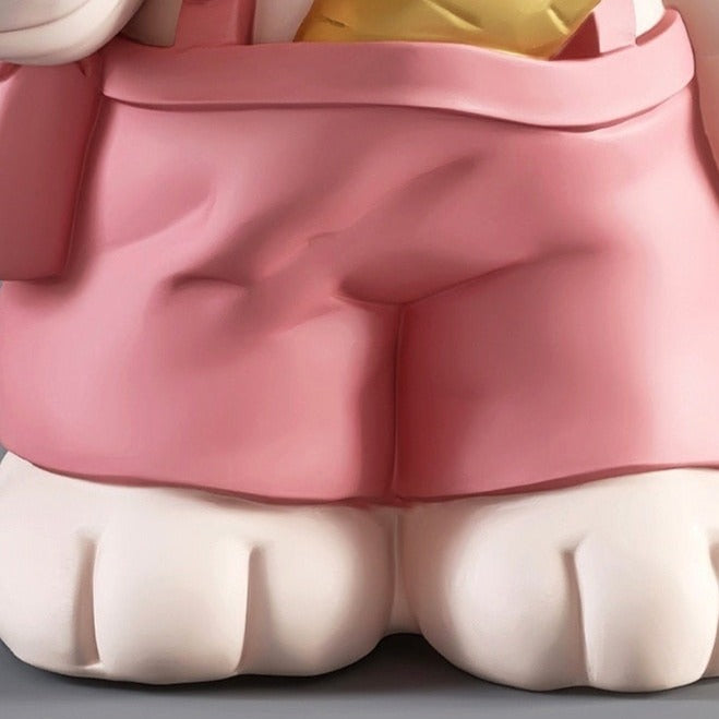 CORX Designs - Cute Rabbit Bunny Large Statue with Tray - Review