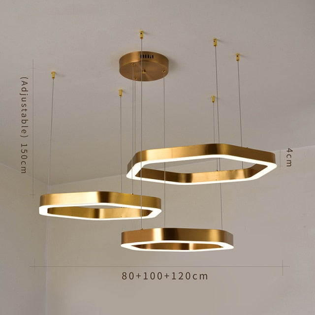 CORX Designs - Luxury Golden Hexagon Hanging Lights - Review