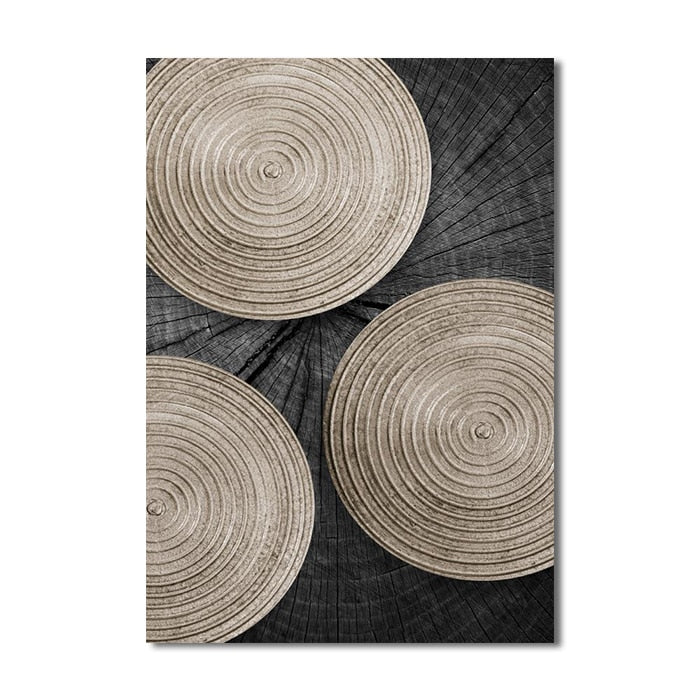 CORX Designs - Abstract Wood Black Gold Texture Canvas Art - Review