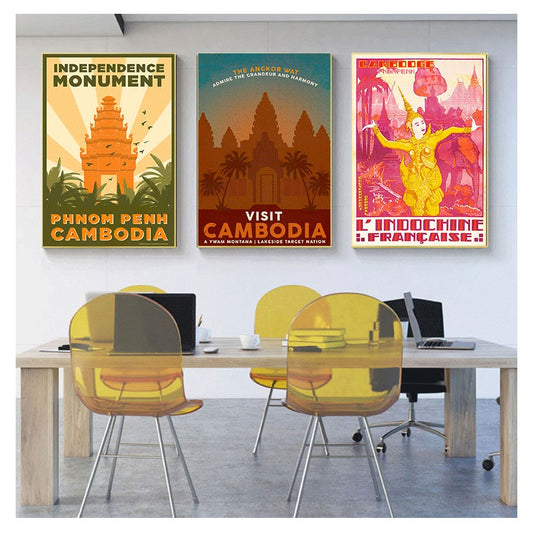 CORX Designs - Cambodia Angkor Wat Khmer Travel Canvas Art - Review