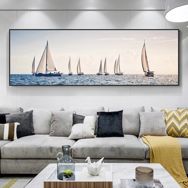 CORX Designs - Sailing Boat Seascape Canvas Art - Review