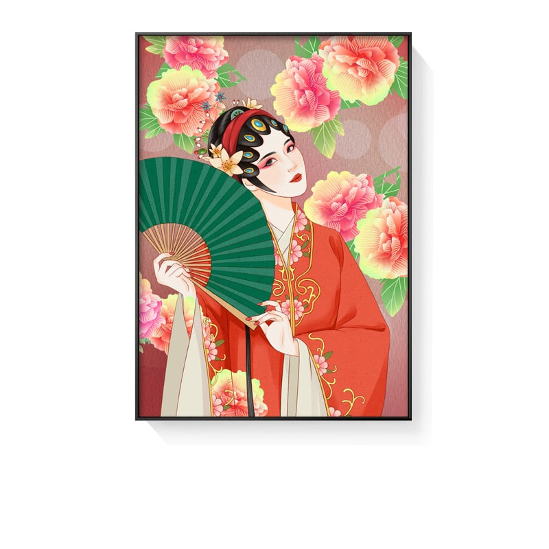 CORX Designs - Chinese Traditional Peking Opera Female Canvas Art - Review