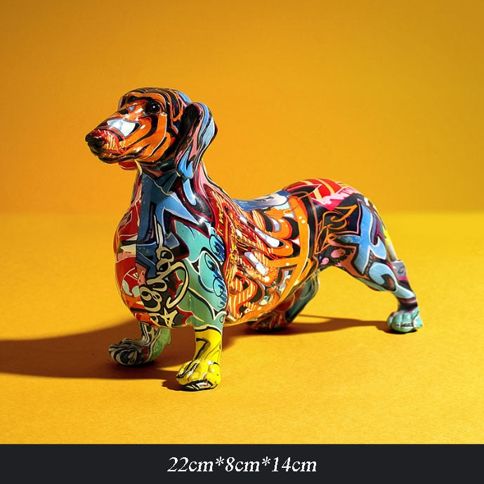 CORX Designs - Graffiti Dachshund Resin Statue - Review
