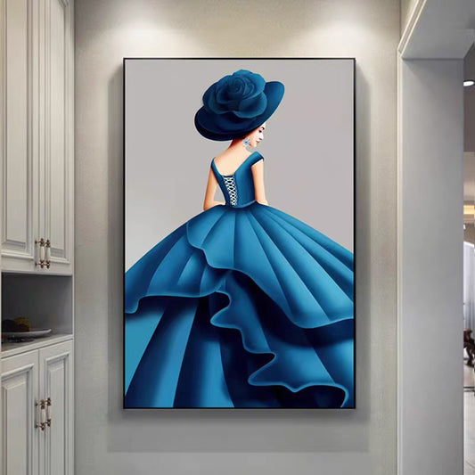 CORX Designs - Noble Woman In Blue Dress Canvas Art - Review