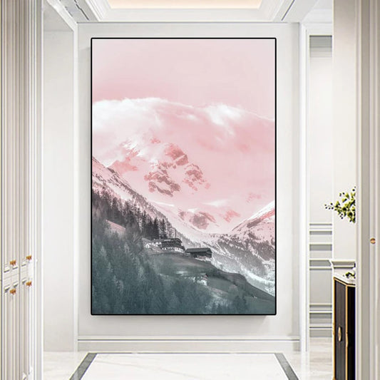 CORX Designs - Pink Snow Mountain Canvas Art - Review