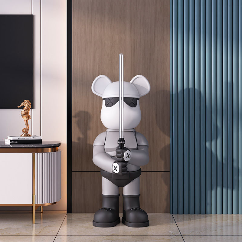 CORX Designs - Light Saber Bear Big Standing Statue with Light - Review