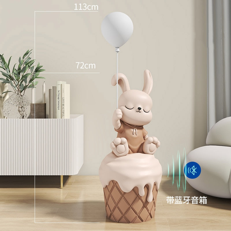 CORX Designs - Cute Bunny Statue with Light and Bluetooth Speaker - Review