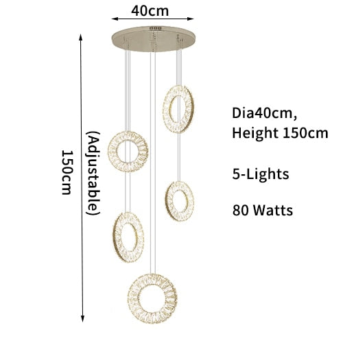 CORX Designs - Luxury Crystal Ring Chandelier - Review