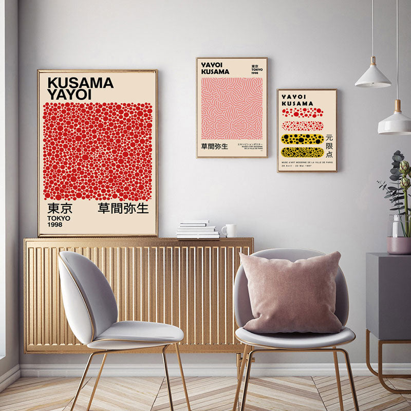 CORX Designs - Yayoi Kusama Exhibition Gallery Canvas Art - Review