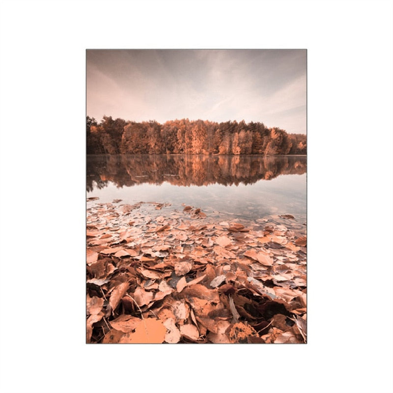 CORX Designs - Autumn Forest Lake Canvas Art - Review