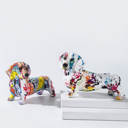 CORX Designs - Graffiti Dachshund Resin Statue - Review