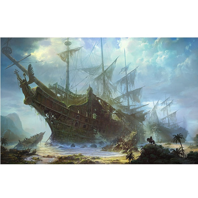CORX Designs - Pirate Ship Canvas Art - Review