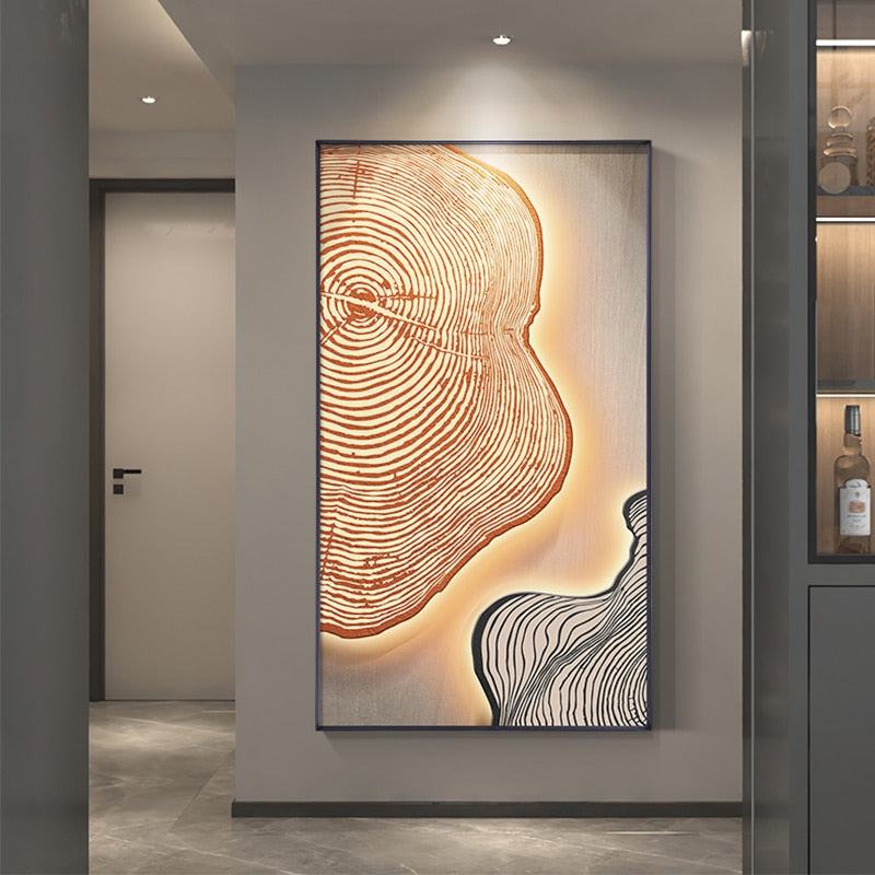 CORX Designs - Abstract Tree Annual Ring Canvas Art - Review