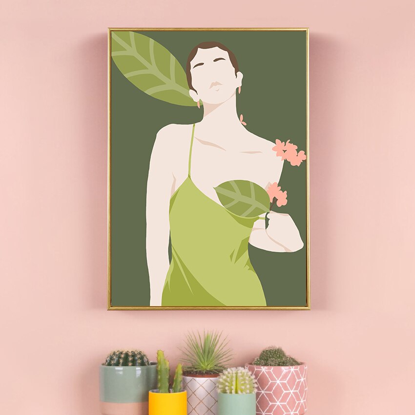 CORX Designs - Woman In Green Canvas Art - Review