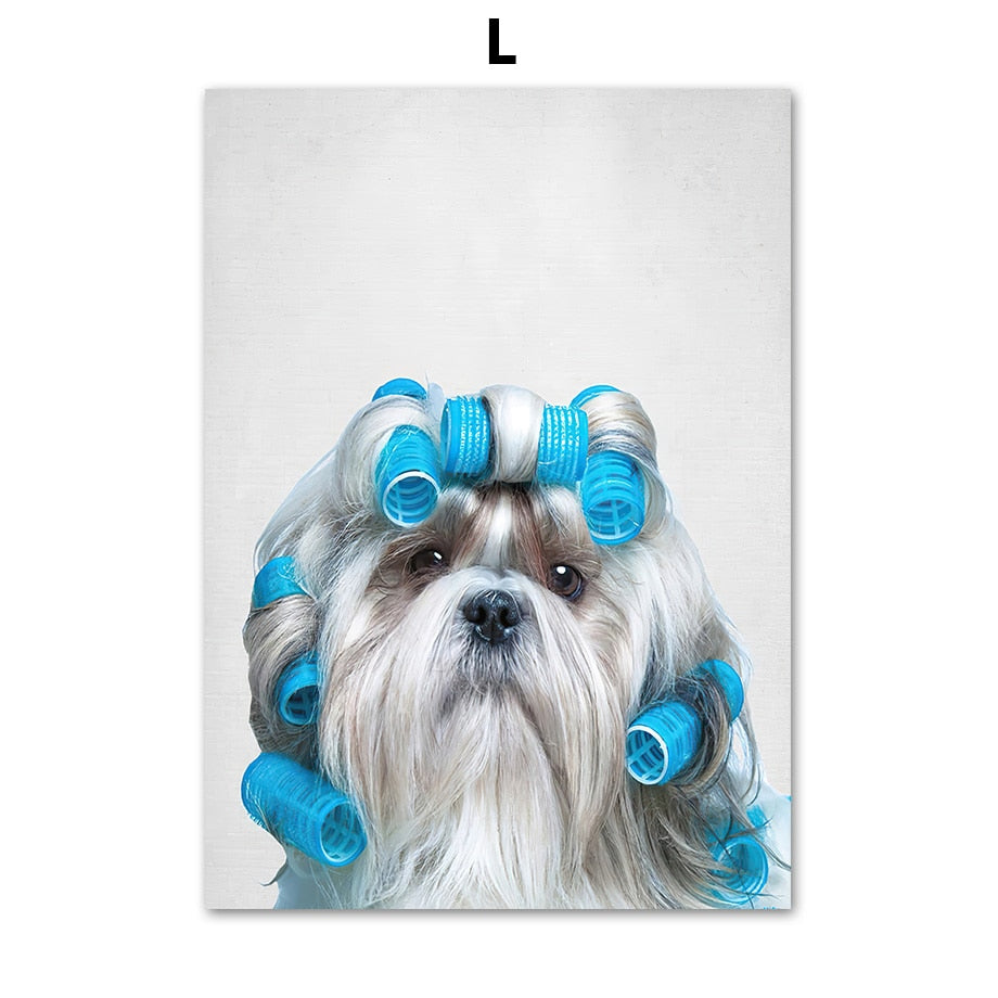 CORX Designs - Black and White Cute Dog Canvas Art - Review