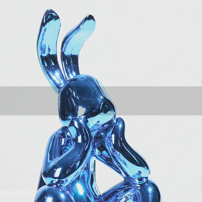 CORX Designs - Electroplating Silver Blue Rabbit Figurine - Review