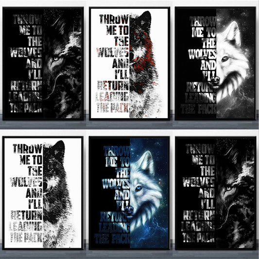 CORX Designs - Wolf Inspiration Quotes Canvas Art - Review