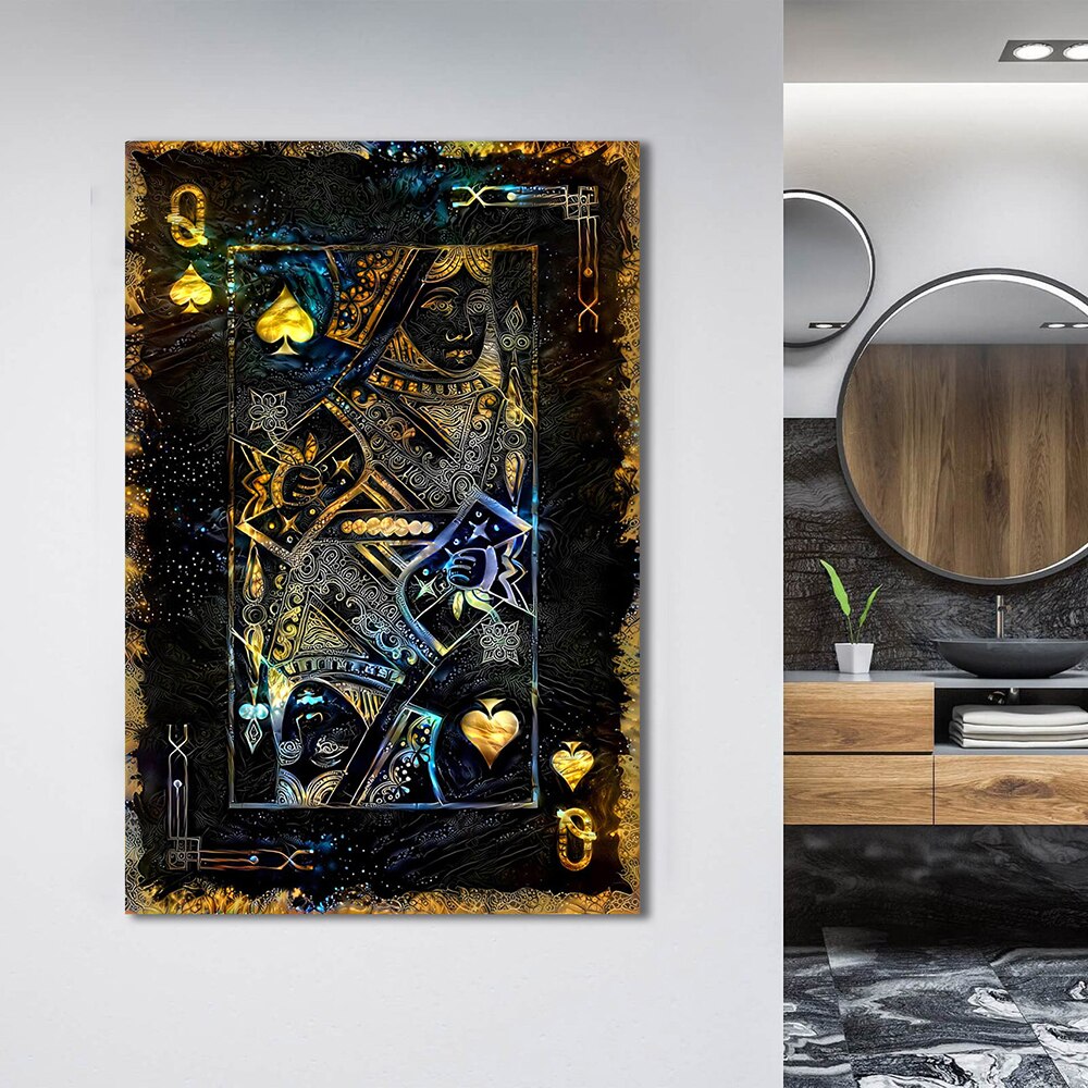 CORX Designs - Ace Jack Queen And King Poker Cards Canvas Art - Review