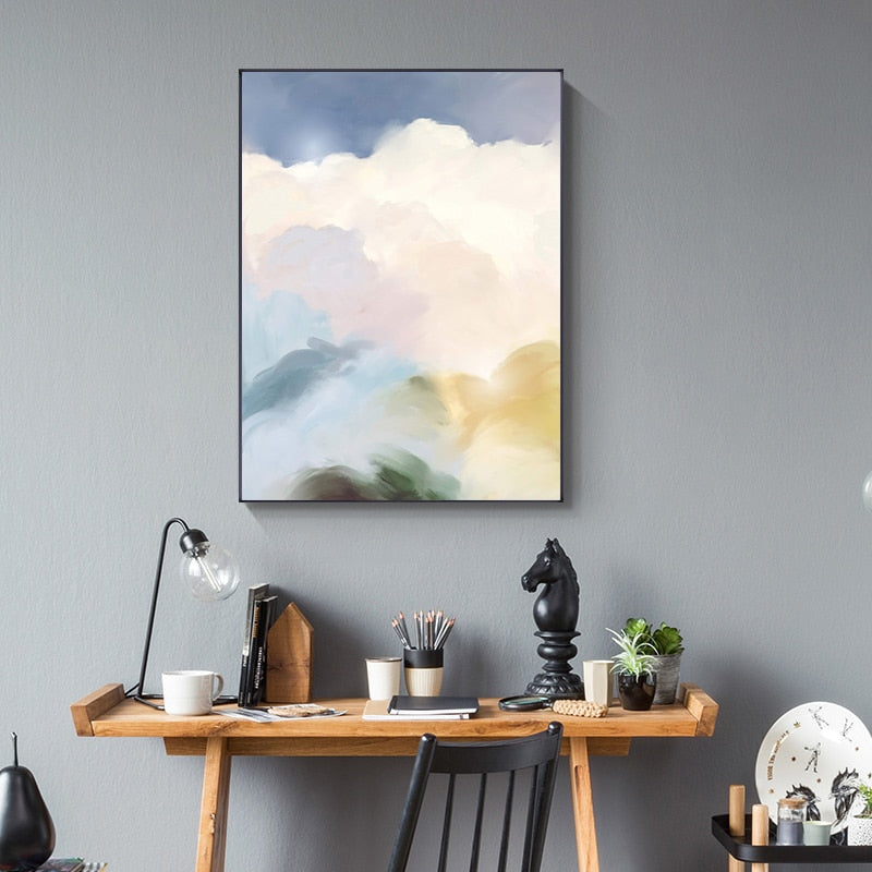 CORX Designs - Pink White Clouds Canvas Art - Review