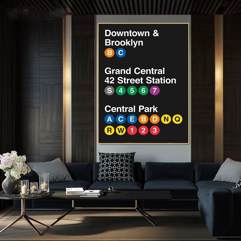 CORX Designs - New York Subway Lines Canvas Art - Review