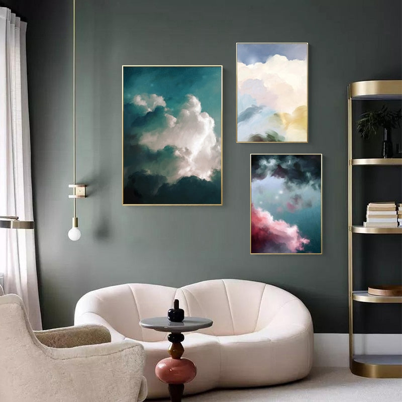 CORX Designs - Pink White Clouds Canvas Art - Review