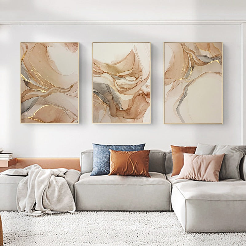 CORX Designs - Beige Marble Canvas Art - Review