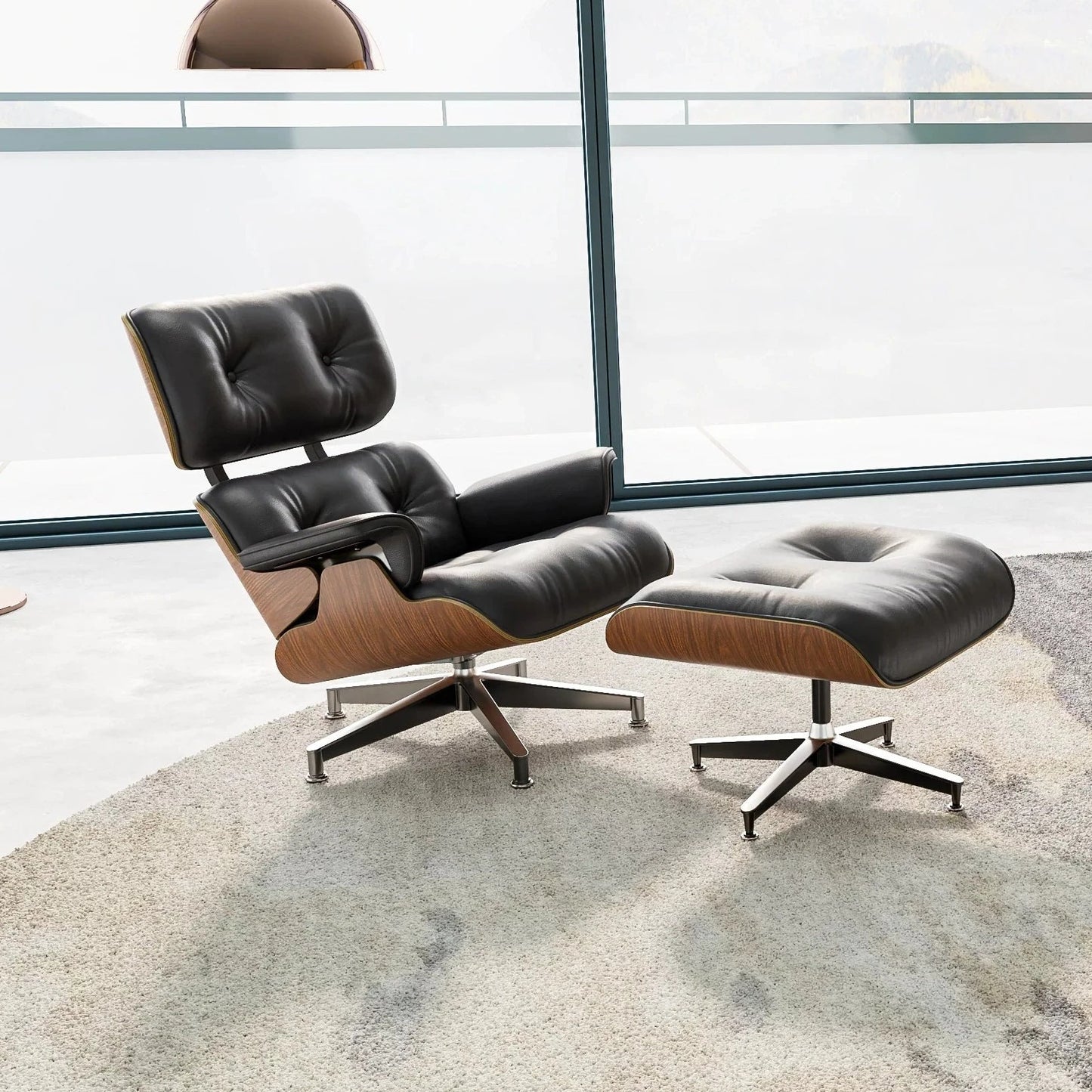 CORX Designs - Eames Mid-Century American Lounge Chair and Ottoman (Tall Version) - Review