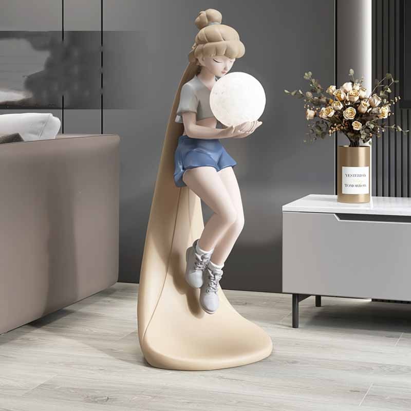 CORX Designs - Flying Girl with Long Hair Statue with Light - Review