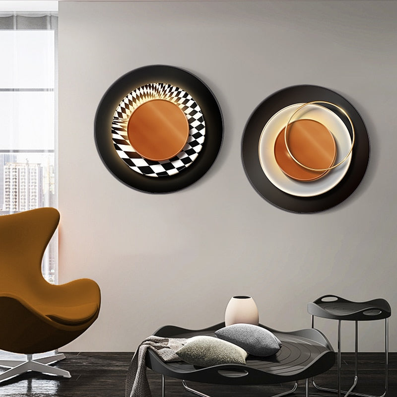 CORX Designs - Modern Luxury Geometric Round Canvas Art - Review